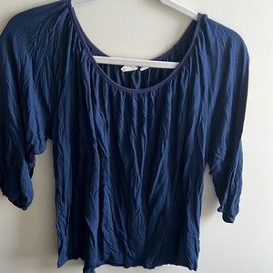 womens blue gap top